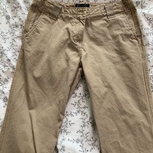 Low waisted beige pants